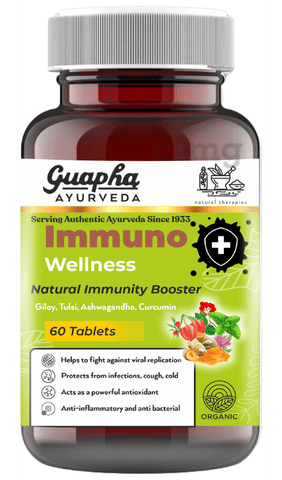 Guapha Ayurveda Immuno Wellness Natural Immunity Booster Tablet