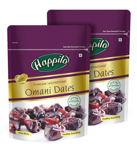 Happilo Premium International Omani Dates (Value Pack)