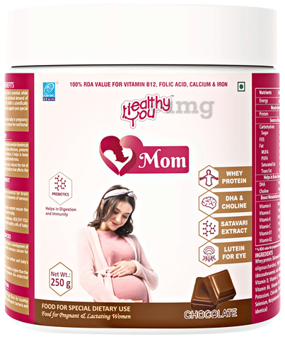 Healthy You Mom Nutritional  Protein  Powder Chocolate