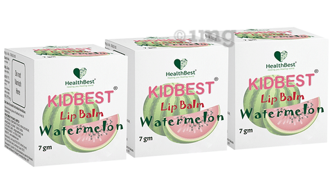 HealthBest Kidbest Lip Balm (7g Each) Watermelon