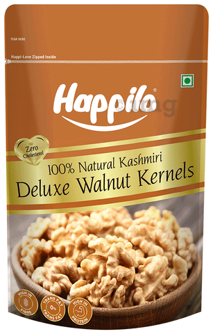 Happilo 100% Natural Kashmiri Deluxe Walnut Kernels (200gm Each)