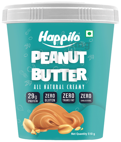 Happilo All Natural Unsweetened Peanut Butter