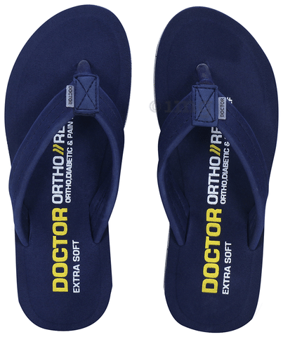 Doctor Extra Soft House Slipper for Women's Navy 9
