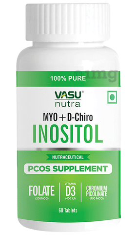 Vasu Nutra Myo + D-Chiro Inositol PCOS Tablet