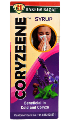 Hakeem Baqai Coryzeene Syrup (200ml Each)