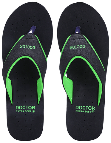 Doctor Extra Soft Ortho Care Orthopaedic Diabetic Pregnancy Comfort Flat Flipflops Slippers For Women Green 10