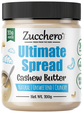 Zucchero Ultimate Spread Cashew Butter Unsweetend &amp; Crunchy