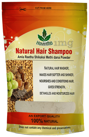 "Havintha Natural Hair Shampoo with Amla. Reetha