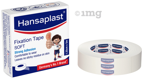 Hansaplast Soft Fixation Tape 1.25 cm x 5 m