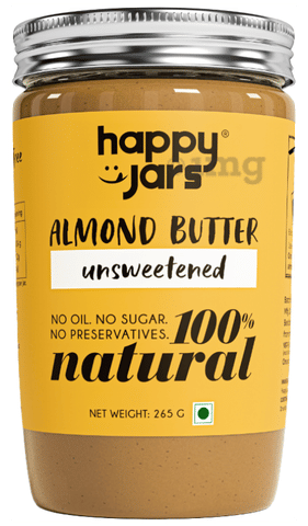 Happy Jars Almond Butter Unsweetened