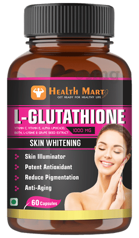 Health Mart L-Glutathione 1000mg Capsule