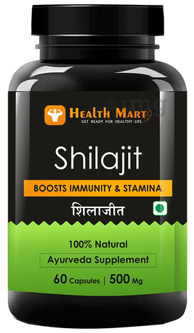"Health Mart Shilajit 500mg Capsule