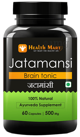 Health Mart Jatamansi 500mg Brain Tonic Capsule