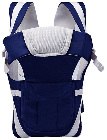 Guntina 4 in 1 Adjustable Baby Carrier Cum Kangaroo Bag Navy Blue