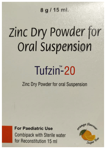 Tufzin 20 Oral Suspension Mango