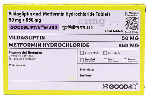 Goodgliptin M 850 Tablet