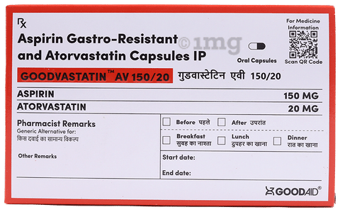 Goodvastatin AV 150/20 Capsule