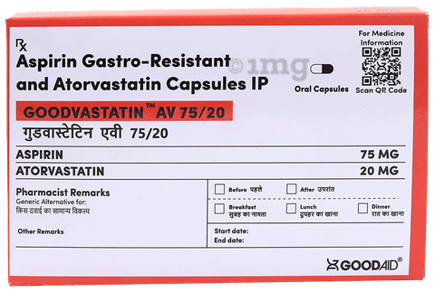 Goodvastatin AV 75/20 Capsule