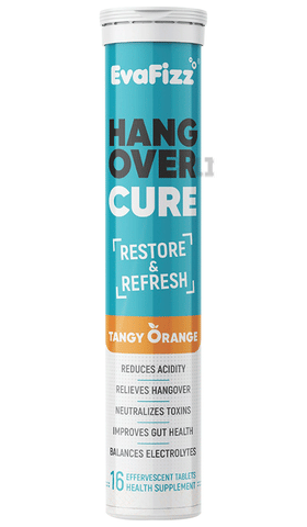 Hangover Cure Effervescent Tablet Tangy Orange