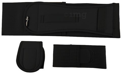 HealthAndYoga GuardNHeal Shoulder and Arm Immobilizer Brace Black 27-33 inches