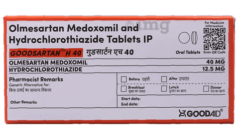 Goodsartan H 40 Tablet