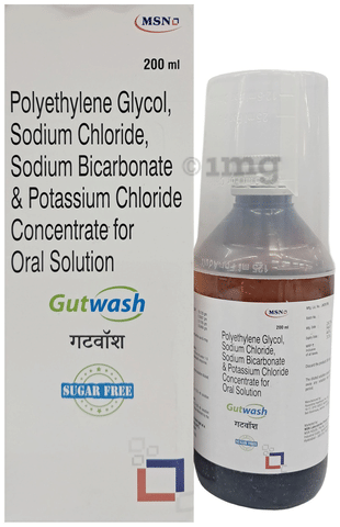 Gutwash Sugar Free Oral Solution | Eases Constipation