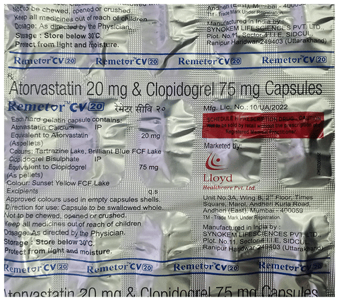 Remetor CV 20 Capsule