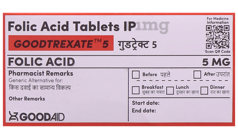 Goodtrexate 5 Tablet