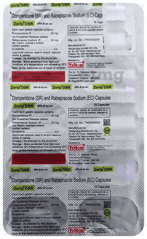 Zorip DSR 30mg/20mg Capsule