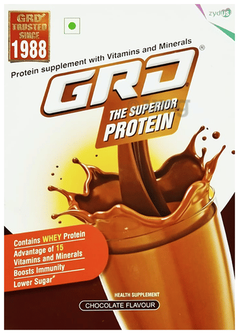 GRD Whey Protein with Vitamins & Minerals | Flavour Chocolate Powder