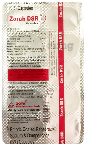 Zorab DSR 30 mg/20 mg Capsule