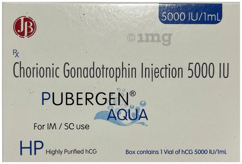 Pubergen Aqua  5000IU Injection